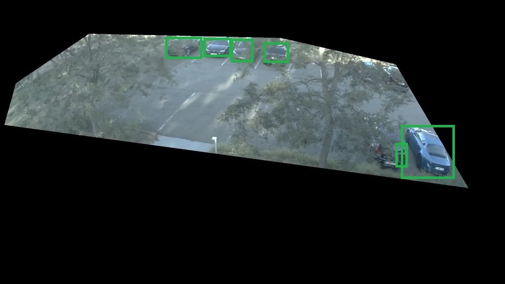 Car Detection on Image from Camera 1