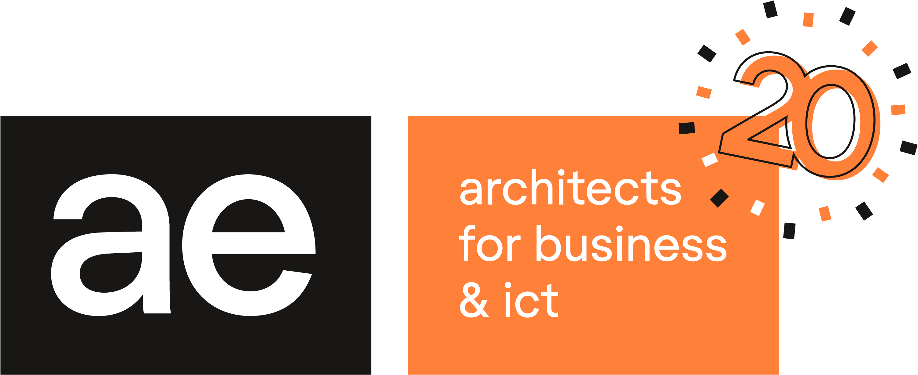 20 jaar AE logo