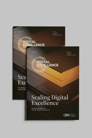 Two copies of the Digital Excellence Report 2027