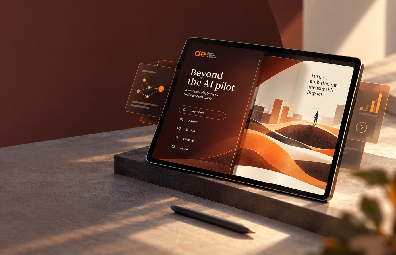 Digitale AI-playbook op tablet-1